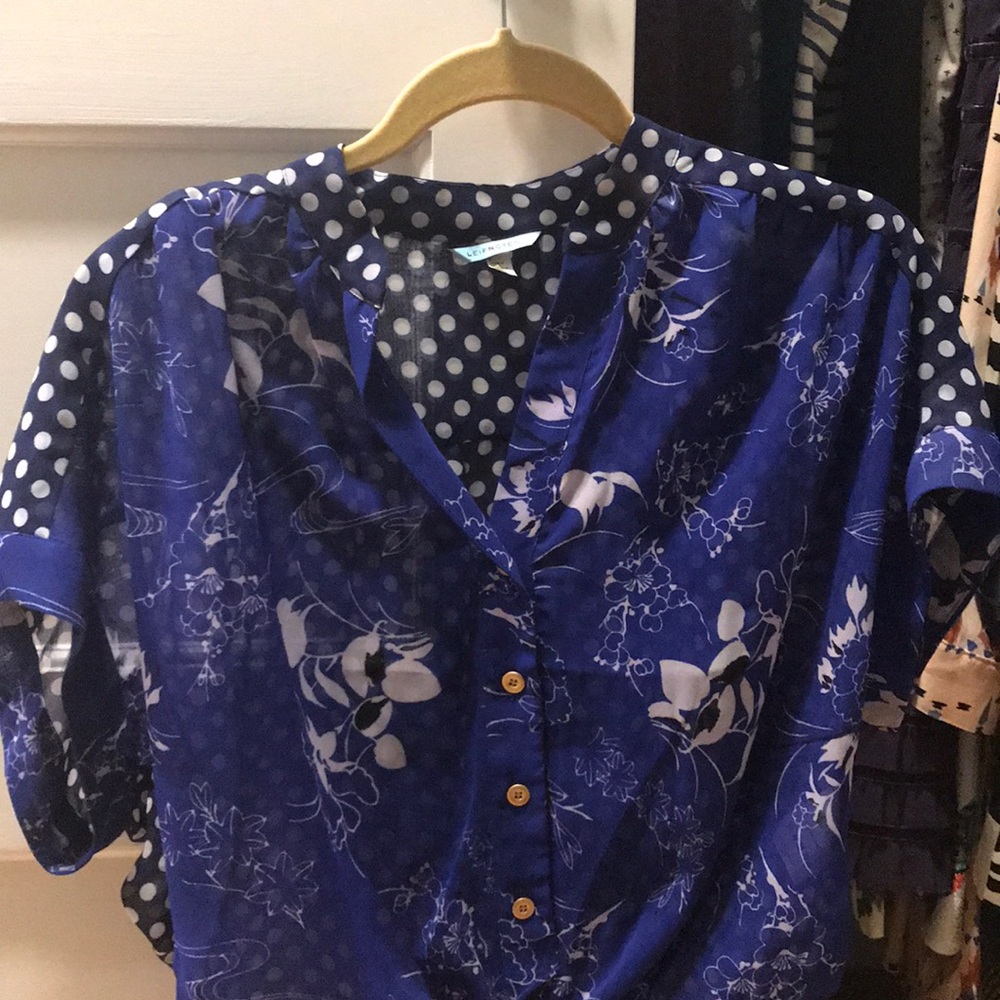 High low silk tank from Anthropologie